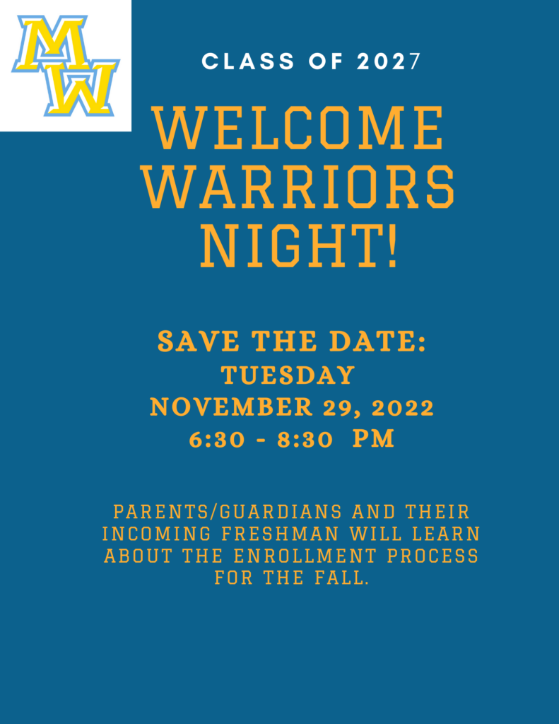 Maine West High School Warrior Night