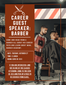 Barber Career Guest Speaker